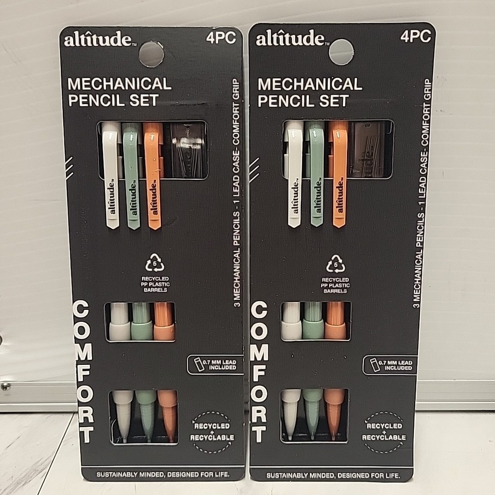 Altitude Six Count Of Mechanical Lead Pencils Set Of 2 Boxes 0.7MM Lead Included